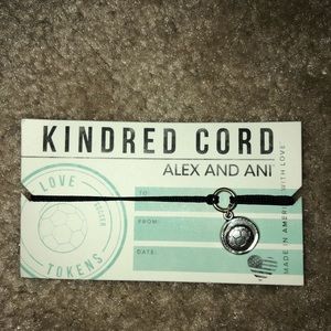 BRAND NEW stretch Alex&Ani soccer chord bracelet